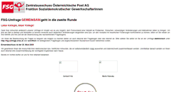 Desktop Screenshot of fsg-umfrage.arisc.at